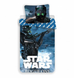 Oboustranné bavlněné ložní povlečení Star Wars Rogue One, | 140x200, 70x90 cm