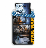 Hrdina z Hvězdných válek na dětském bavlněném ložním povlečení Star Wars Stormtroopers, | 140x200, 70x90 cm