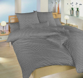 Puntík šedý bavlněné povlečení  | 140x220, 70x90 cm