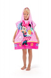 Pro malé holčičky kvalitní plážové dětské bavlněné pončo Minnie Flowers,  | rozměr 60x120 cm.