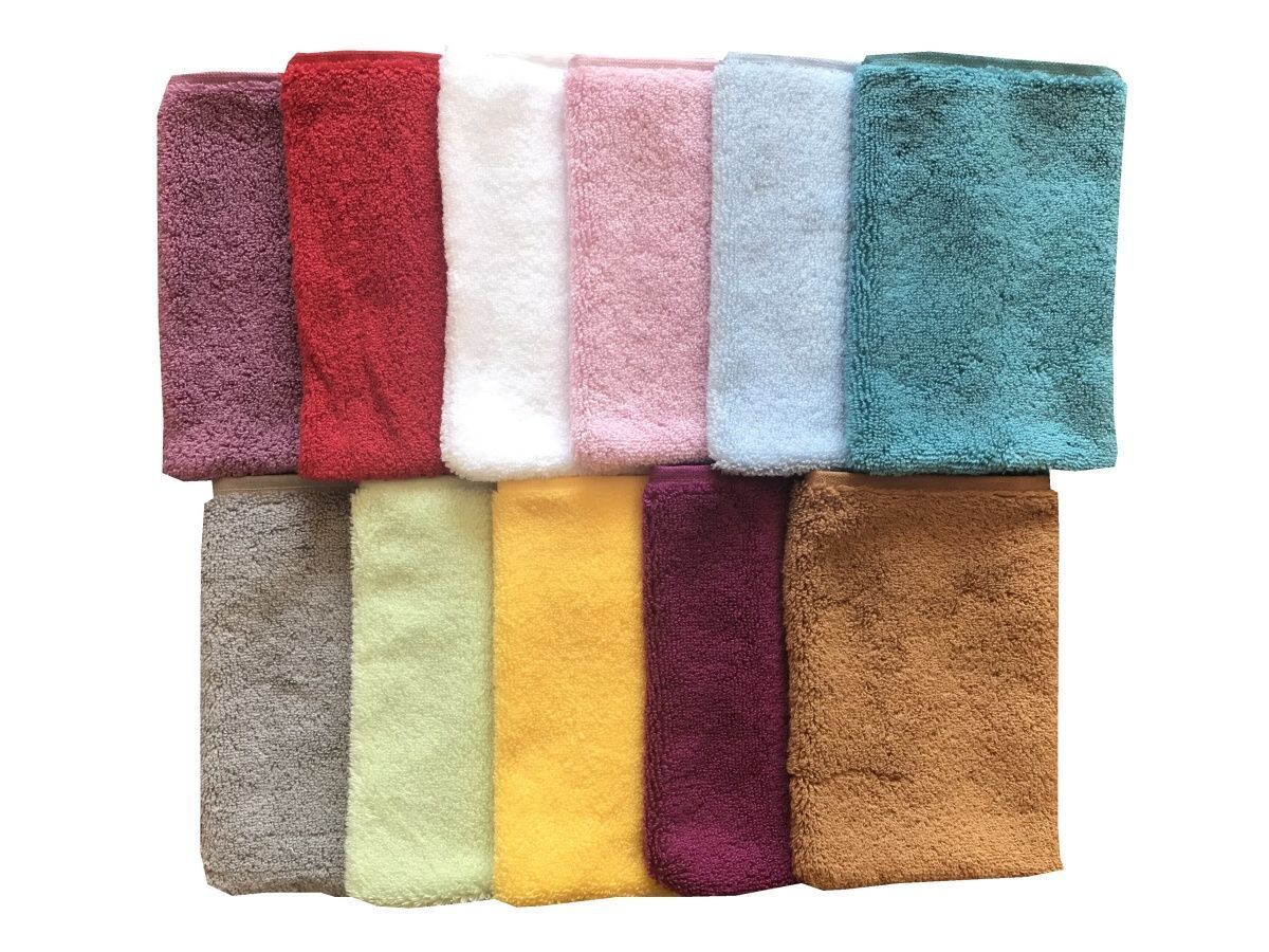Jednobarevná ze 100% kvalitní froté bavlny mycí žínka ve čtyřech barvách, Svitap