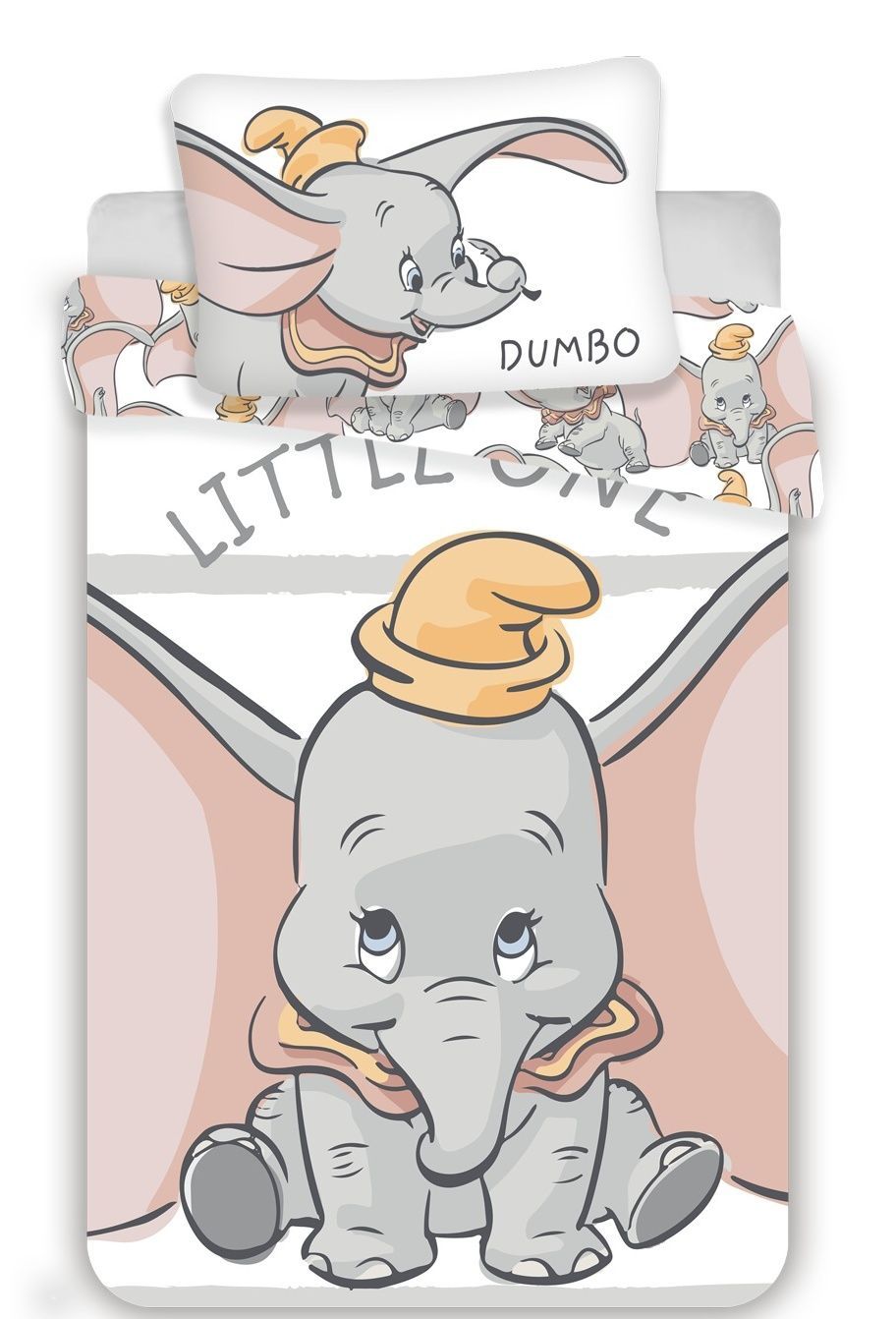 Disney povlečení do postýlky Dumbo stripe baby Jerry Fabrics