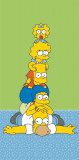 Osuška Simpsons family tower 70x140 cm | rozměr 70x140 cm.