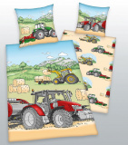 Povlečení Herding bavlna Traktor | 140x200, 70x90 cm