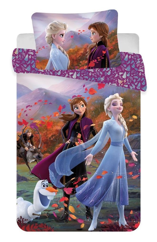 Disney povlečení do postýlky Frozen 2 "Wind" baby Jerry Fabrics
