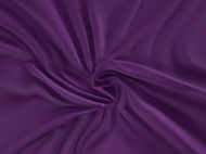 V harmonické barvě kvalitní saténové prostěradlo LUXURY COLLECTION tmavě fialové, | rozměr 90x200 cm.