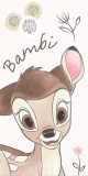 Dětská plážová osuška Bambi 02 | rozměr 70x140 cm.