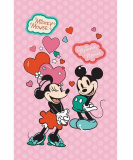 Dětský ručník Minnie a Mickey Mouse | rozměr 30x50 cm.