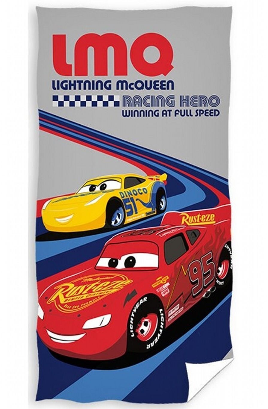 Osuška Cars 3 Blesk McQueen Racing Hero Carbotex