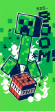 Osuška Minecraft Boom | rozměr 70x140 cm.