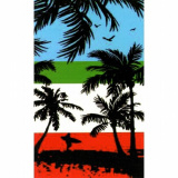 Plážová osuška MAXI Tropic | rozměr 90x180 cm.