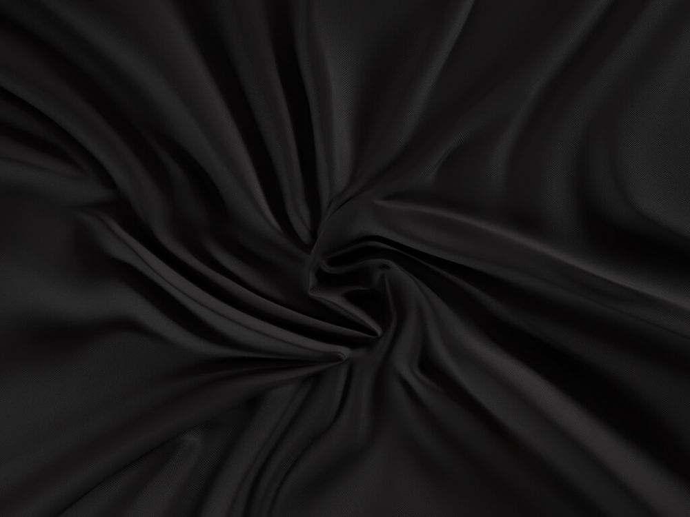 V nejtmavší barvě kvalitní saténové napínací prostěradlo černé, Kvalitex