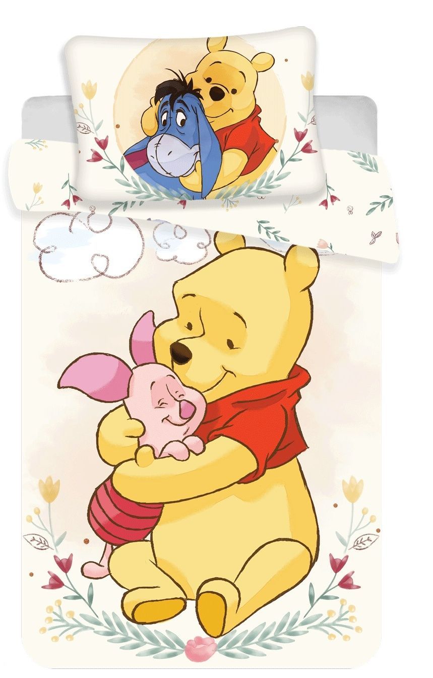 Jerry Fabrics Disney povlečení do postýlky WTP cute baby 100x135, 40x60 cm