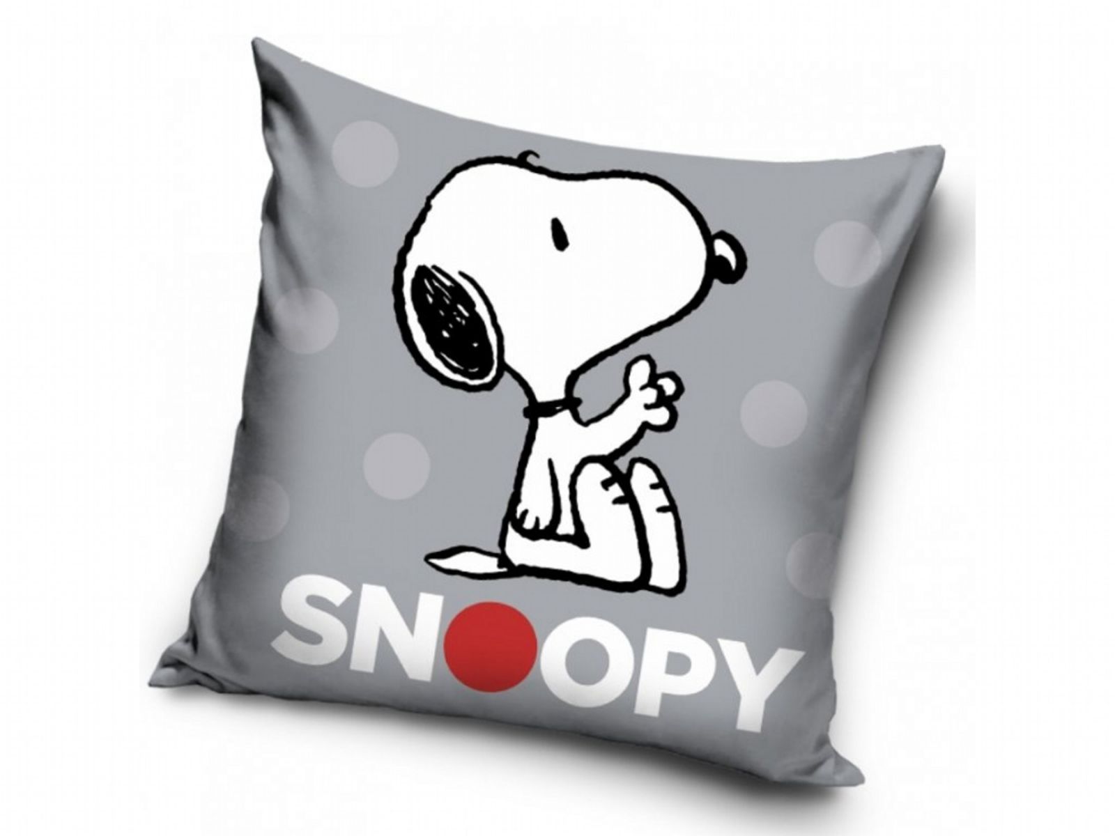 Polštářek Snoopy grey Carbotex