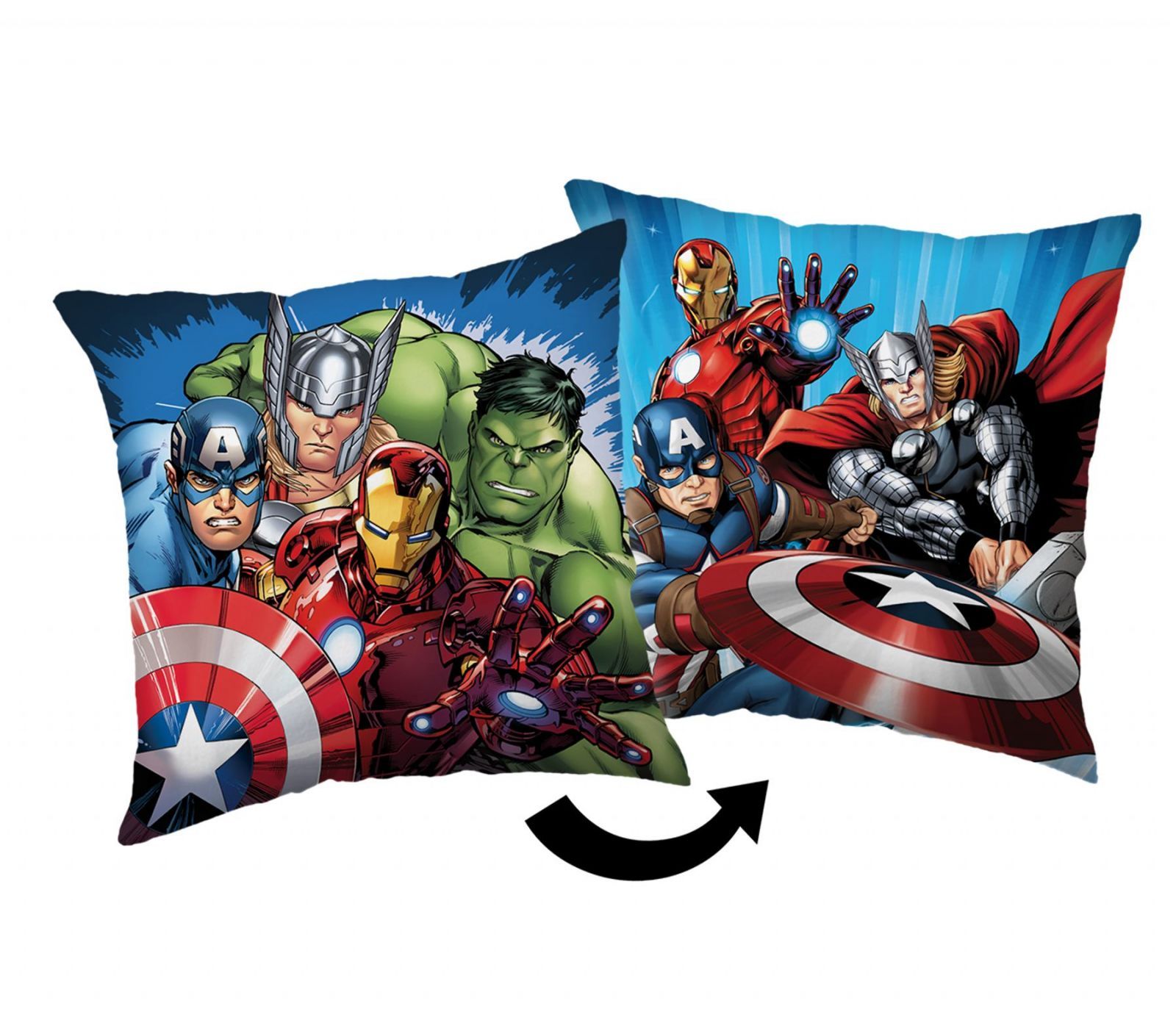 Jerry Fabrics Polštářek Avengers Heroes 03 40x40 cm
